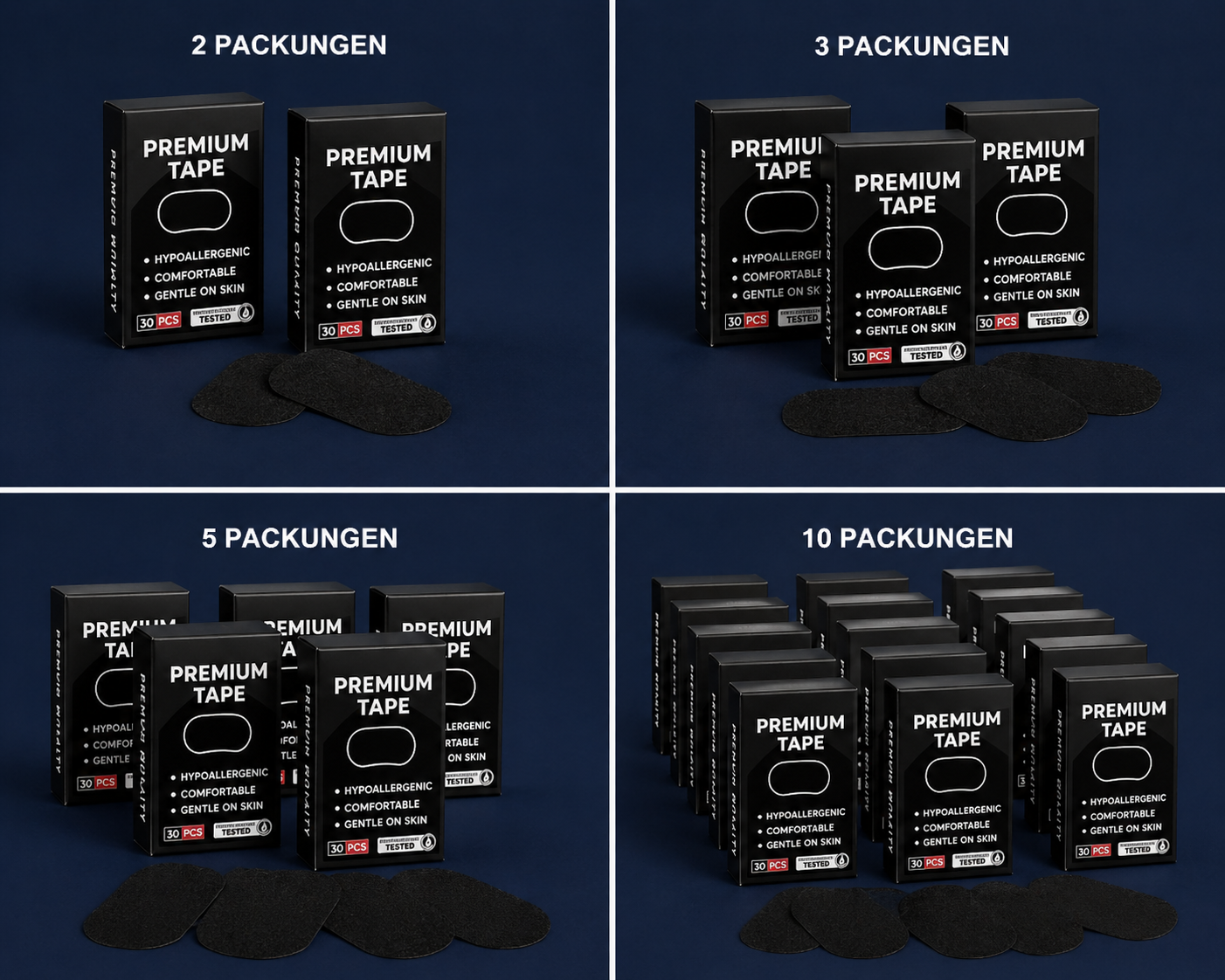 OrthoDream™ Mouth Tape – Besser schlafen durch Nasenatmung
